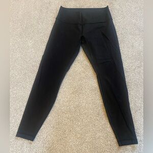 Lululemon Athletica Shiny Black Leggings
